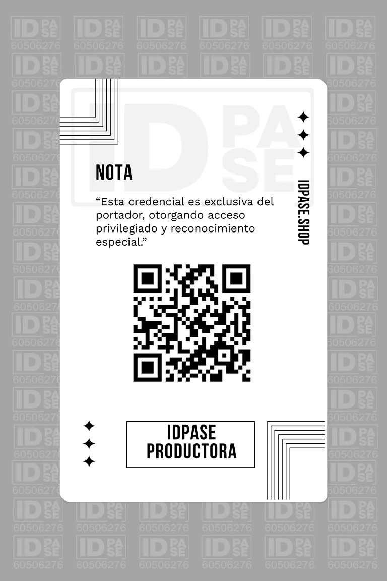 Credenciales PVC para Productoras (Staff & VIP)